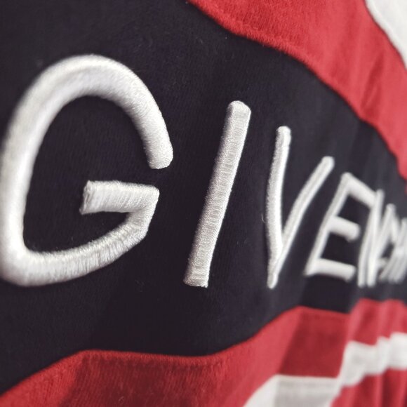 Givenchy Hoodie Mens 2XL Red Embroidered Long Sleeve - Picture 5 of 12